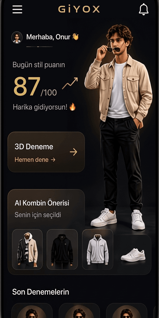 GiyOX Mobil Uygulaması